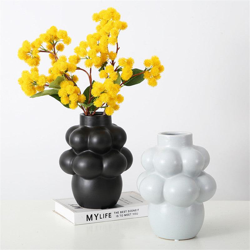 Modern Minimalist Grape-shaped Ceramic Vase - Pacisia