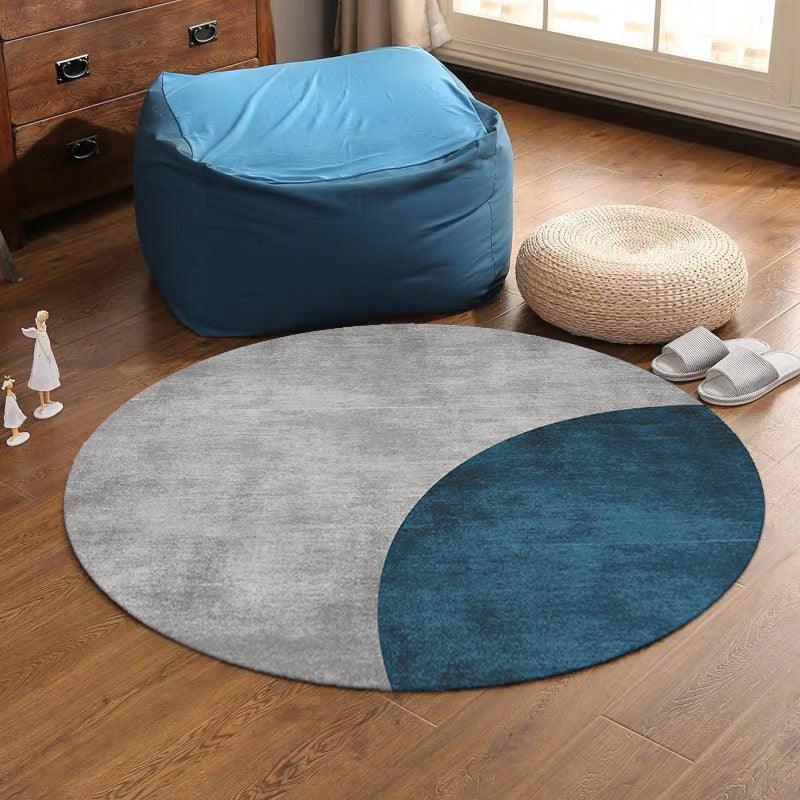 Modern Minimalist Living Room Stitching Round Carpet - Pacisia