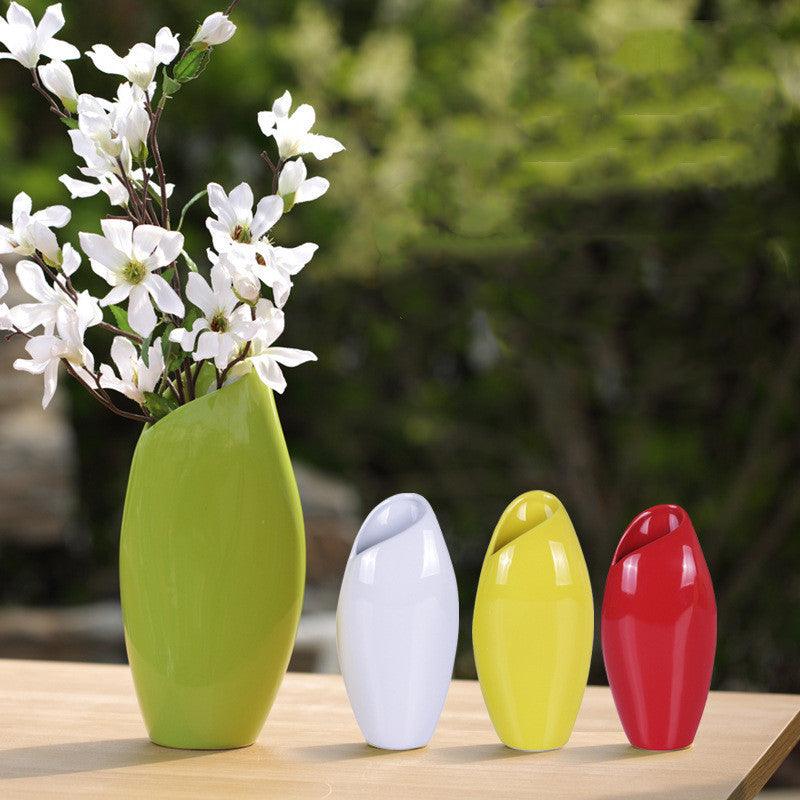 Modern Minimalist Nordic Style Ceramic Vase - Pacisia