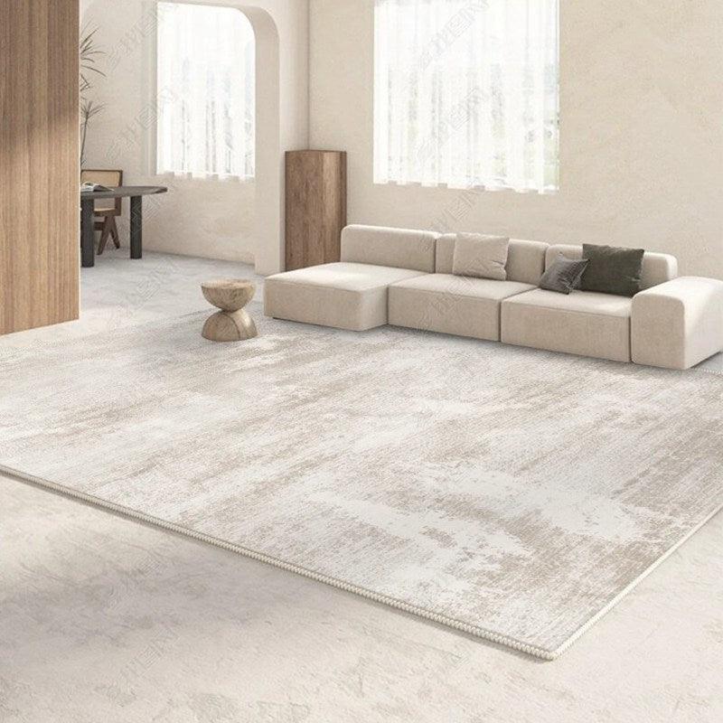 Modern Minimalist Striped Texture Plain Living Room Carpet - Pacisia