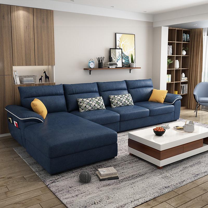 Modern Minimalist Technology Fabric Sofa Corner Living Room - Pacisia