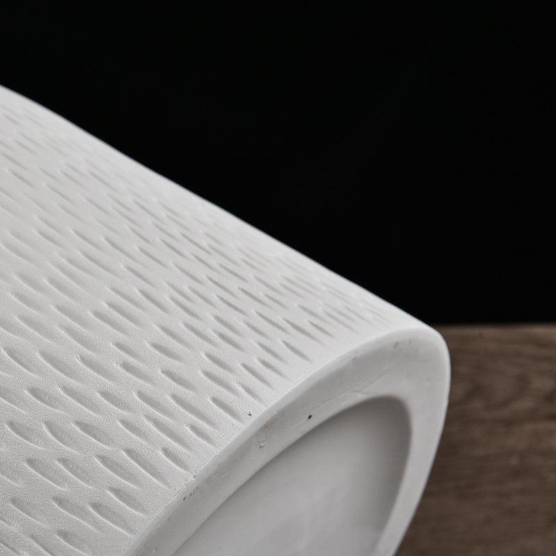 Modern Minimalist White Ceramic Flower Arrangement Vase Decoration - Pacisia