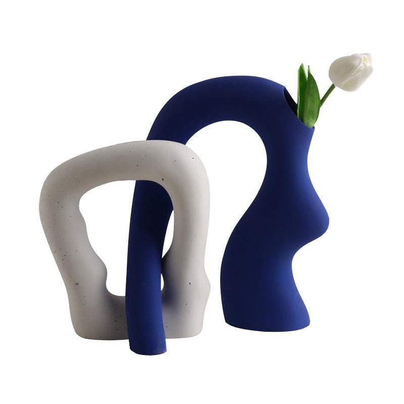 Modern Nordic Light Luxury Ceramic Vase Decoration - Pacisia