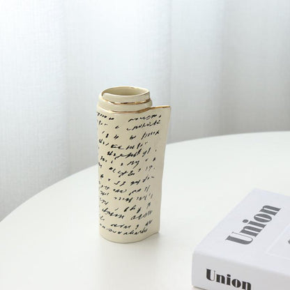 Modern Nordic Light Luxury Creative Simple Ins Style Ceramic Vase - Pacisia