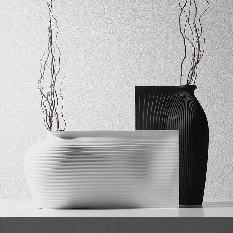 Modern Nordic Minimalist Geometric Art Vase - Pacisia