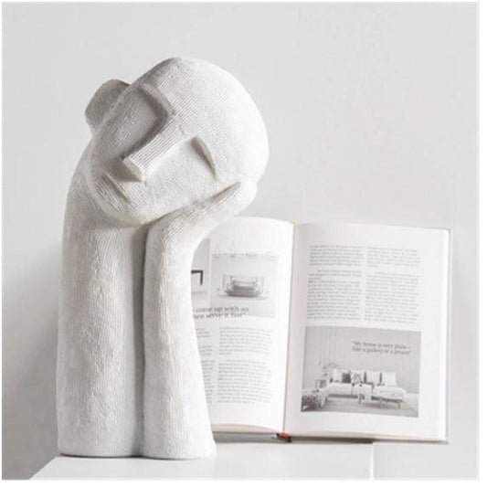 Modern Nordic Pensive Boy Decoration Statue - Pacisia