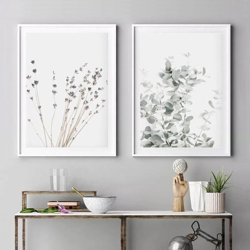 Modern Plant Decoration Canvas Painting - Minimalist Floral and Botanical Wall Art - Pacisia