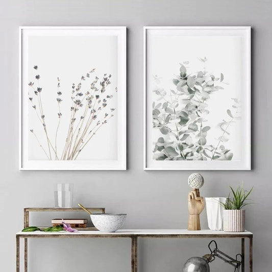 Modern Plant Decoration Canvas Painting - Minimalist Floral and Botanical Wall Art - Pacisia