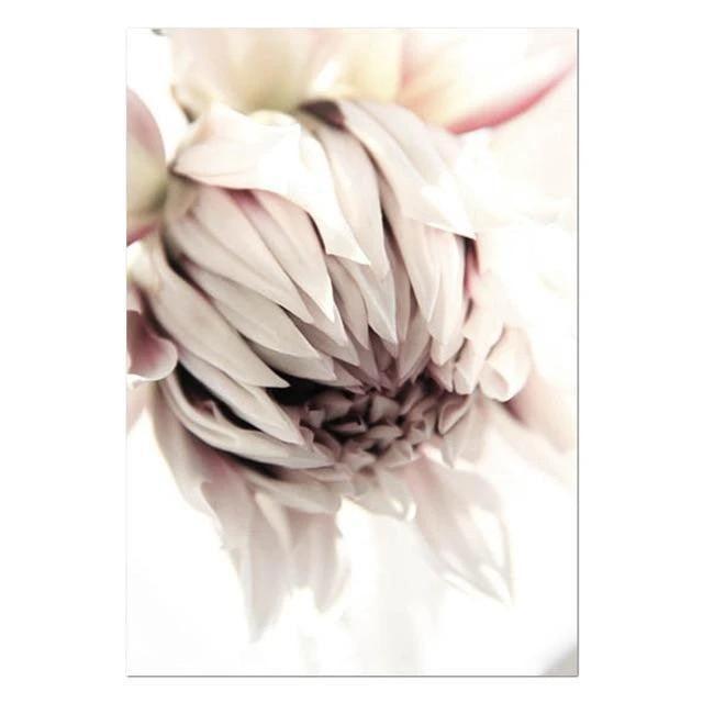 Modern Plant Flower Canvas Painting - Rectangular Landscape Wall Art Decor - Pacisia