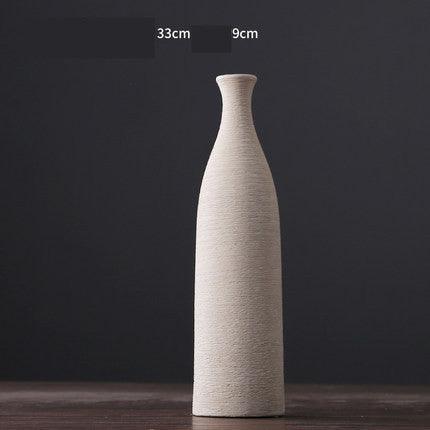 Modern Simple Ceramic Flower Arrangement Vase American Style - Pacisia