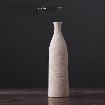 Modern Simple Ceramic Flower Arrangement Vase American Style - Pacisia