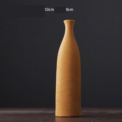 Modern Simple Ceramic Flower Arrangement Vase American Style - Pacisia