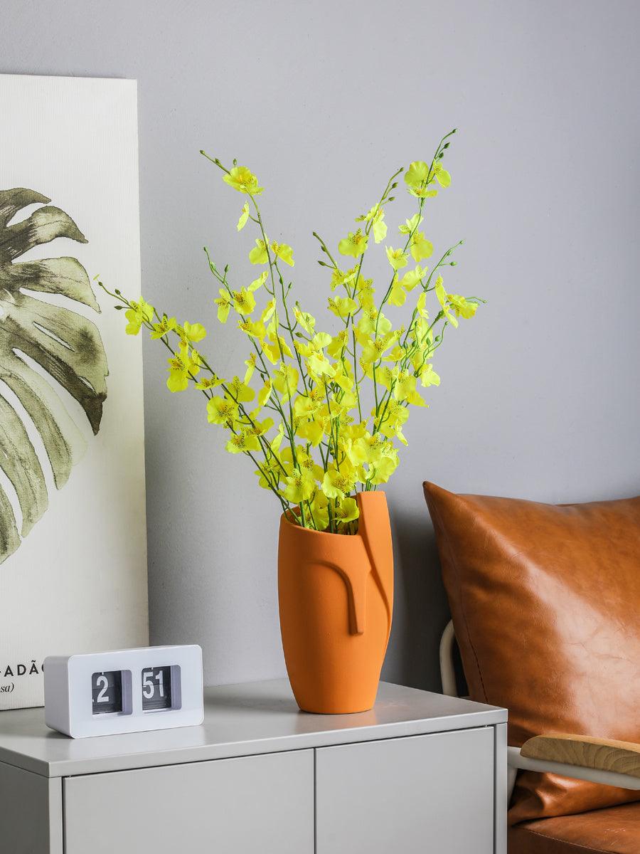 Modern Simple Face Ceramic Vase Home Decoration Ornaments - Pacisia