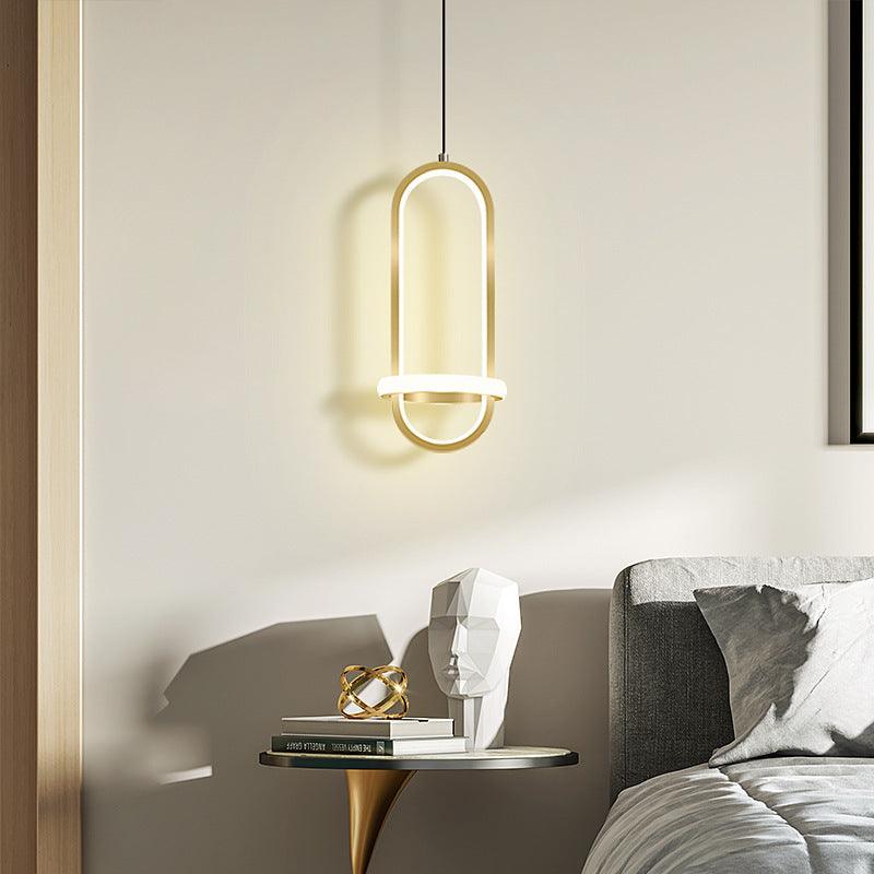 Modern Simple Led Bedroom Bedside Chandelier Nordic Creative Personality - Pacisia