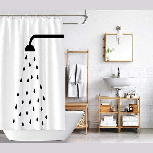 Modern Simple Waterproof Shower Curtain Partition Curtain - Pacisia