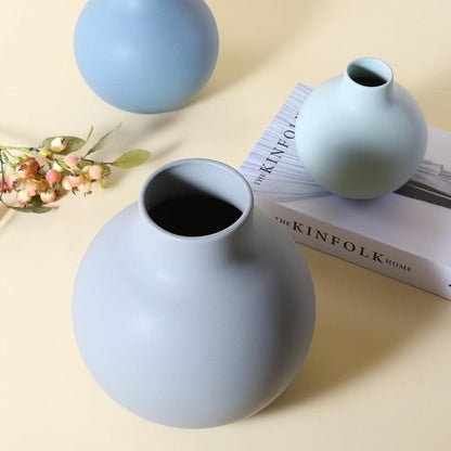 Modern Vase Decoration Living Room Flower Arrangement Ceramic Creative Simple Decoration - Pacisia