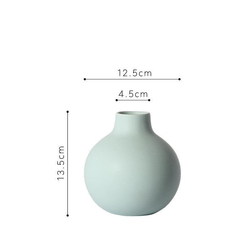 Modern Vase Decoration Living Room Flower Arrangement Ceramic Creative Simple Decoration - Pacisia