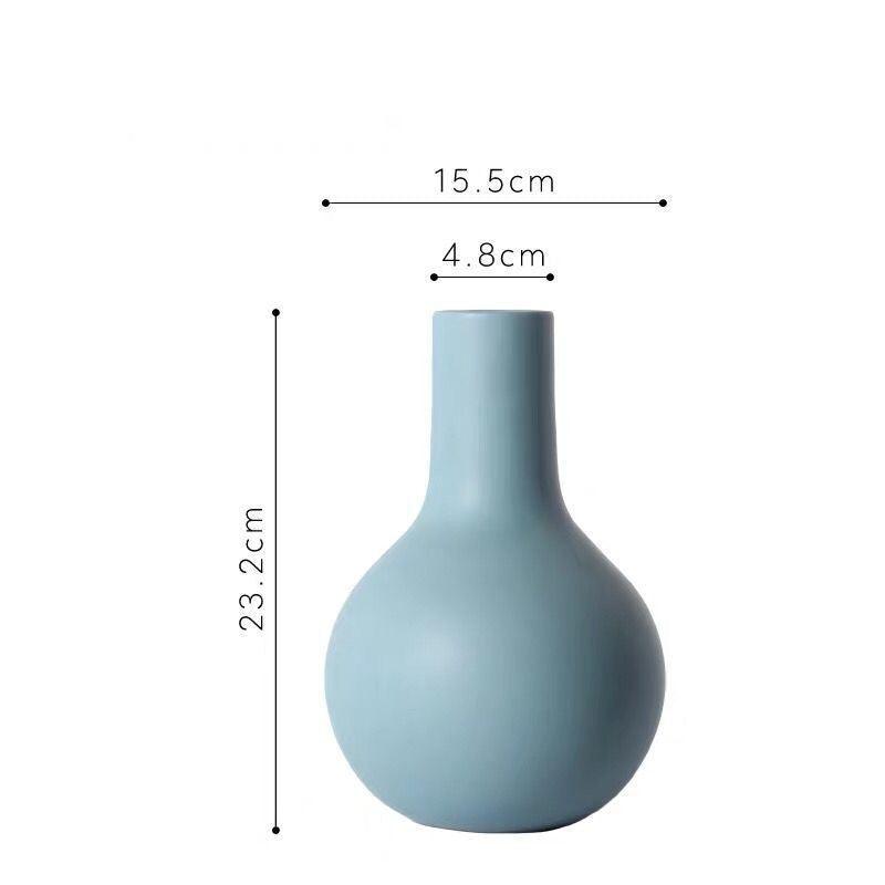 Modern Vase Decoration Living Room Flower Arrangement Ceramic Creative Simple Decoration - Pacisia