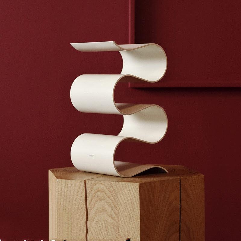 Modular Elegance Bookshelf - Fluid Design - Pacisia