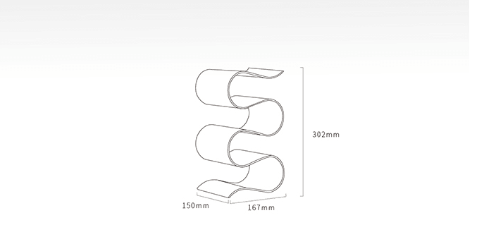 Modular Elegance Bookshelf - Fluid Design - Pacisia