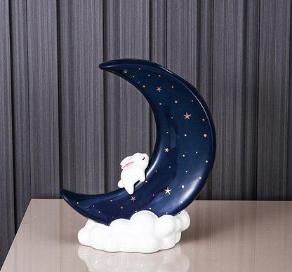 Moon Vase Decoration Living Room Flower Arrangement Light Luxury Luxury - Pacisia