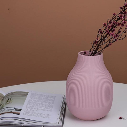 Morandi Color Ceramic Vase Ornament Nordic Simple - Pacisia