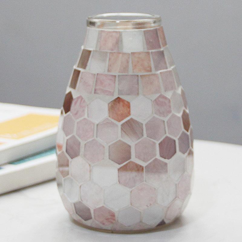 Mosaic Decorative Glass Vase - Pacisia