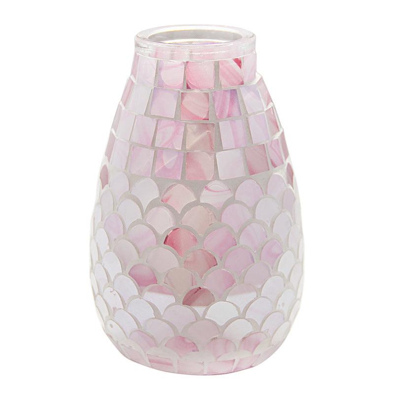 Mosaic Decorative Glass Vase - Pacisia