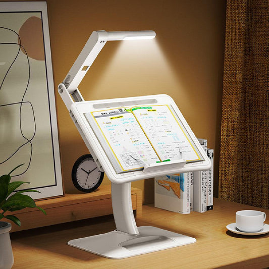 Multi Angle Adjustable Laptop Stand With Desk Lamp - Pacisia