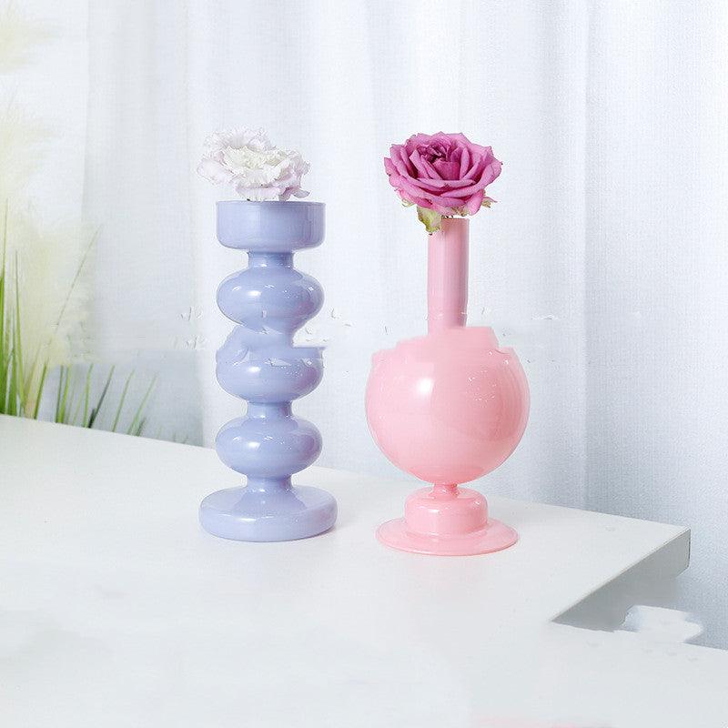 Multi Ball Combination Vase Stained Glass Hydroponics - Pacisia