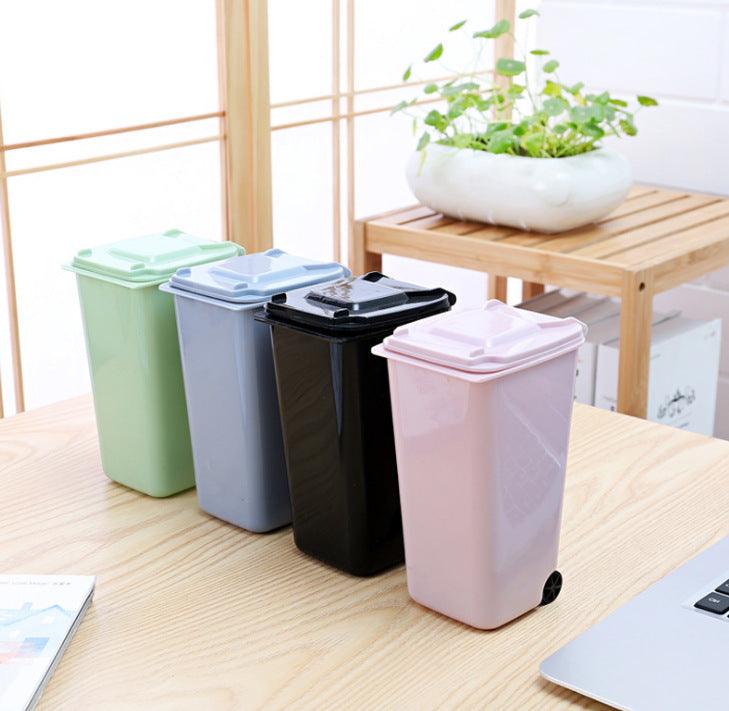 Multifunctional Plastic Storage Bin Desktop Trash Can - Pacisia