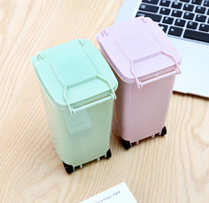 Multifunctional Plastic Storage Bin Desktop Trash Can - Pacisia