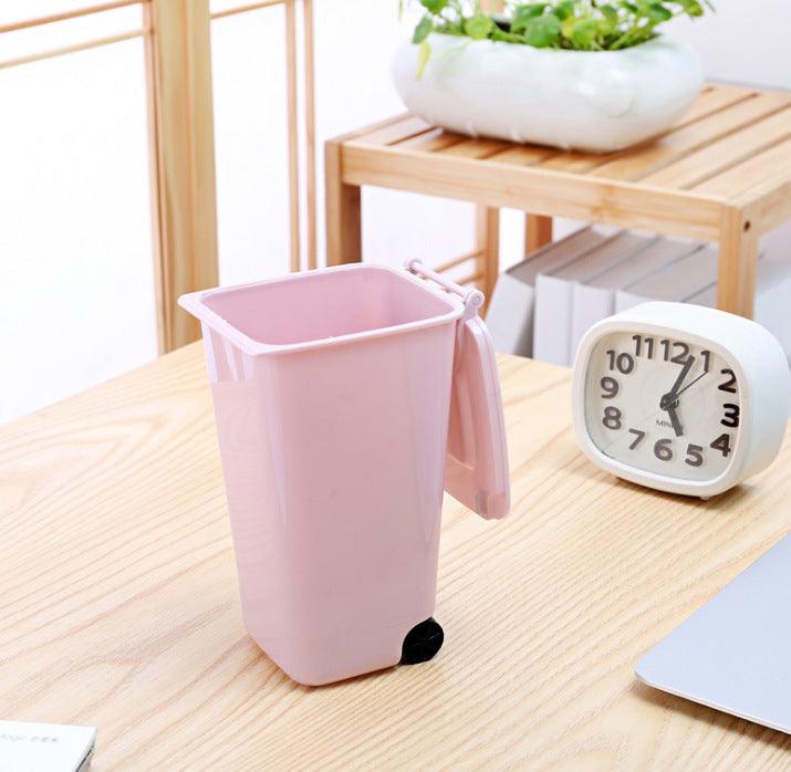 Multifunctional Plastic Storage Bin Desktop Trash Can - Pacisia