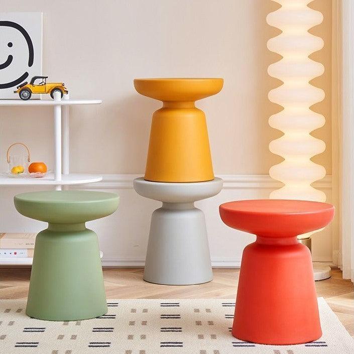 Mushroom Stool Plastic Minimalist Table Small Coffee Table Bedside Small Table - Pacisia