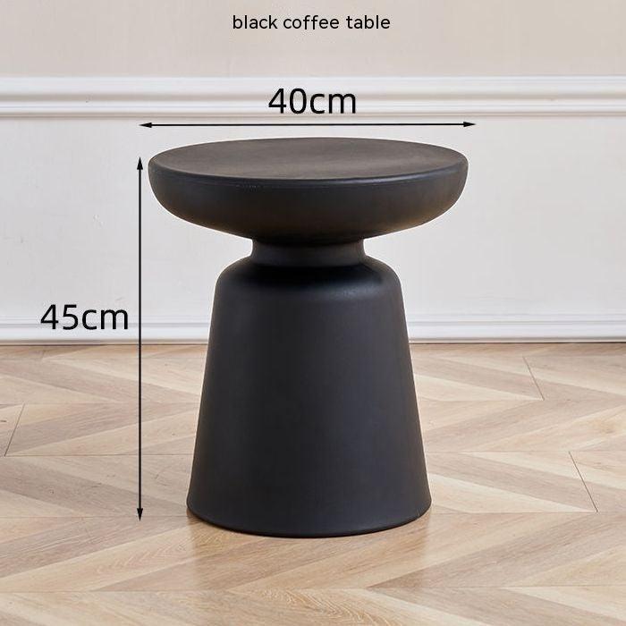 Mushroom Stool Plastic Minimalist Table Small Coffee Table Bedside Small Table - Pacisia