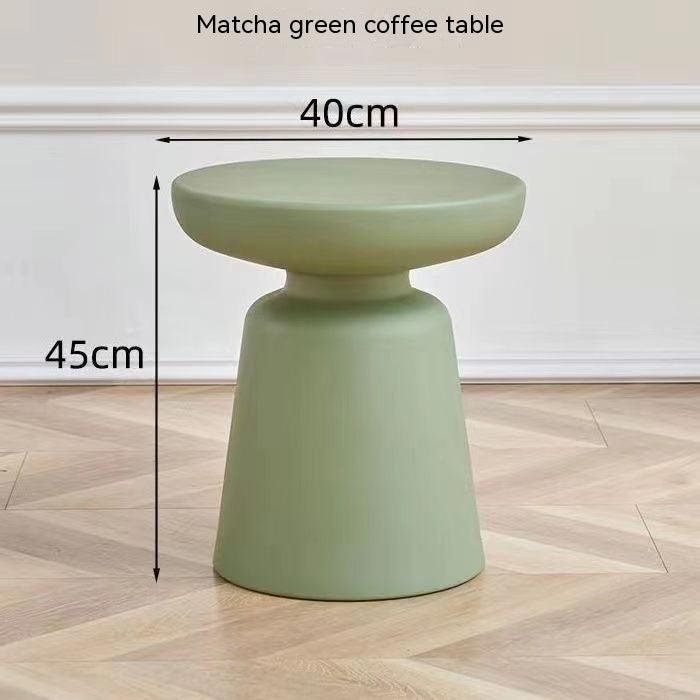 Mushroom Stool Plastic Minimalist Table Small Coffee Table Bedside Small Table - Pacisia