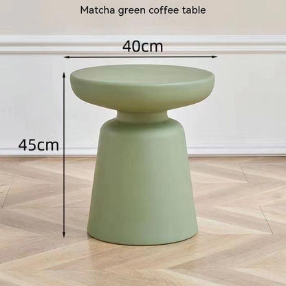 Mushroom Stool Plastic Minimalist Table Small Coffee Table Bedside Small Table - Pacisia