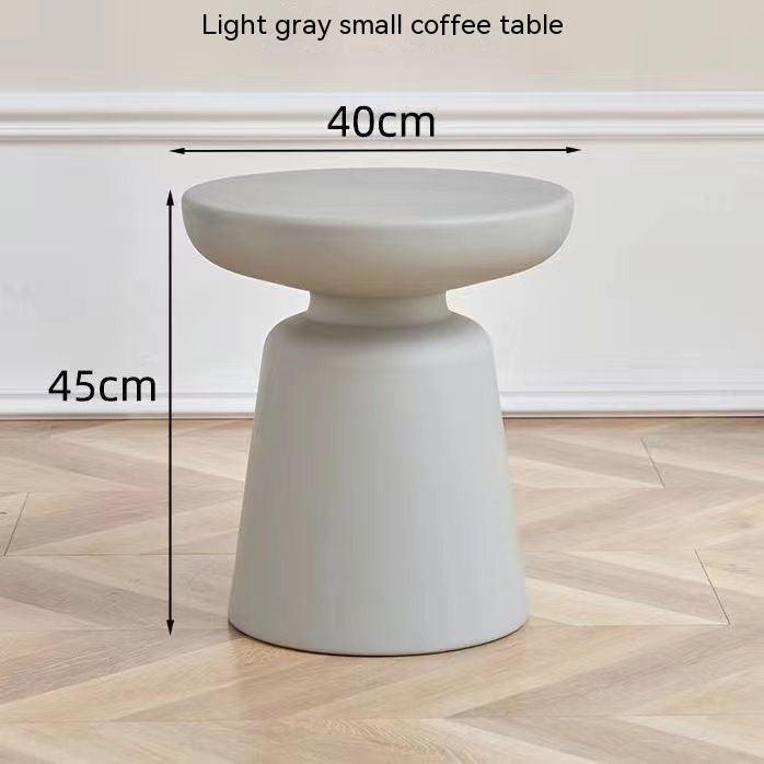 Mushroom Stool Plastic Minimalist Table Small Coffee Table Bedside Small Table - Pacisia