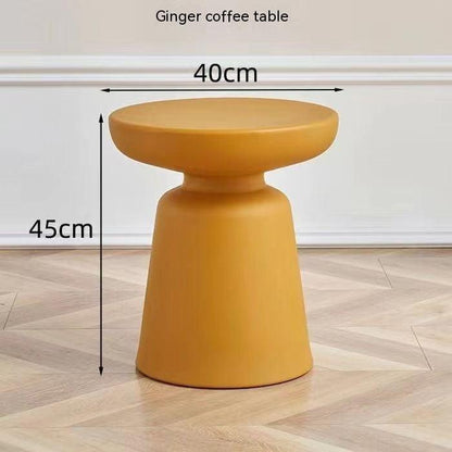 Mushroom Stool Plastic Minimalist Table Small Coffee Table Bedside Small Table - Pacisia