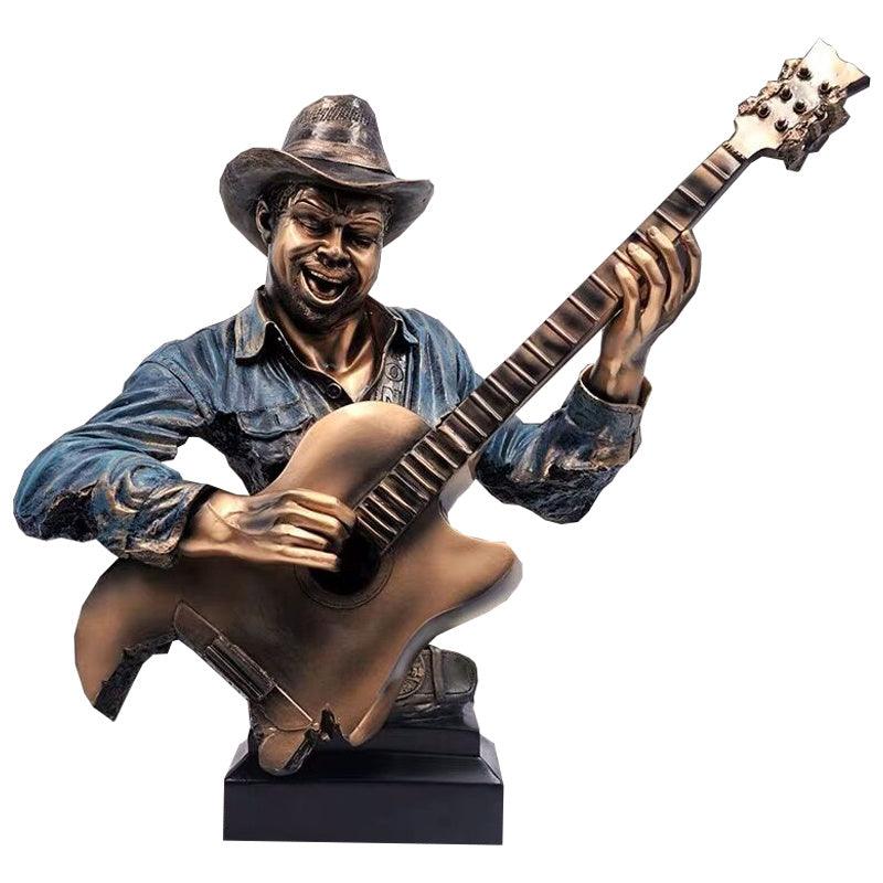 Music Statue Resin Cold Cast Copper Artwork - Pacisia