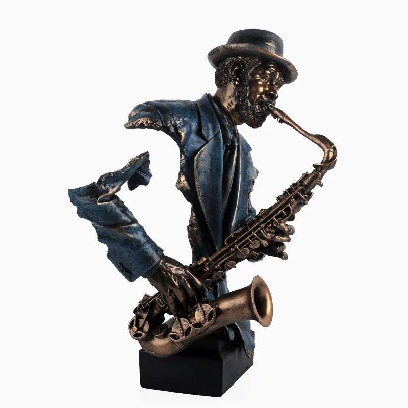 Music Statue Resin Cold Cast Copper Artwork - Pacisia