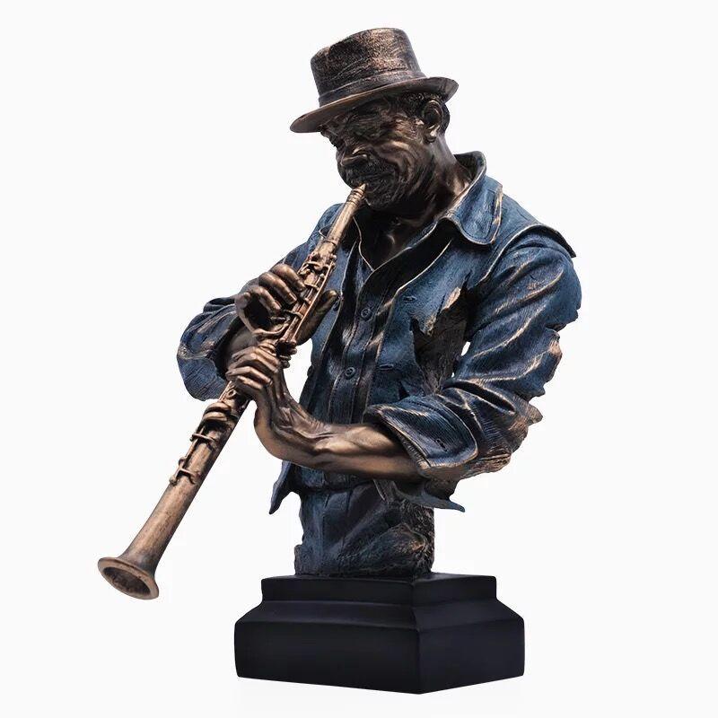 Music Statue Resin Cold Cast Copper Artwork - Pacisia