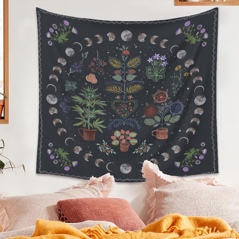 Moon Phase Tapestry Tarot Tapestry Ins Tapestry - Pacisia