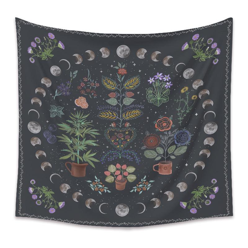 Moon Phase Tapestry Tarot Tapestry Ins Tapestry - Pacisia