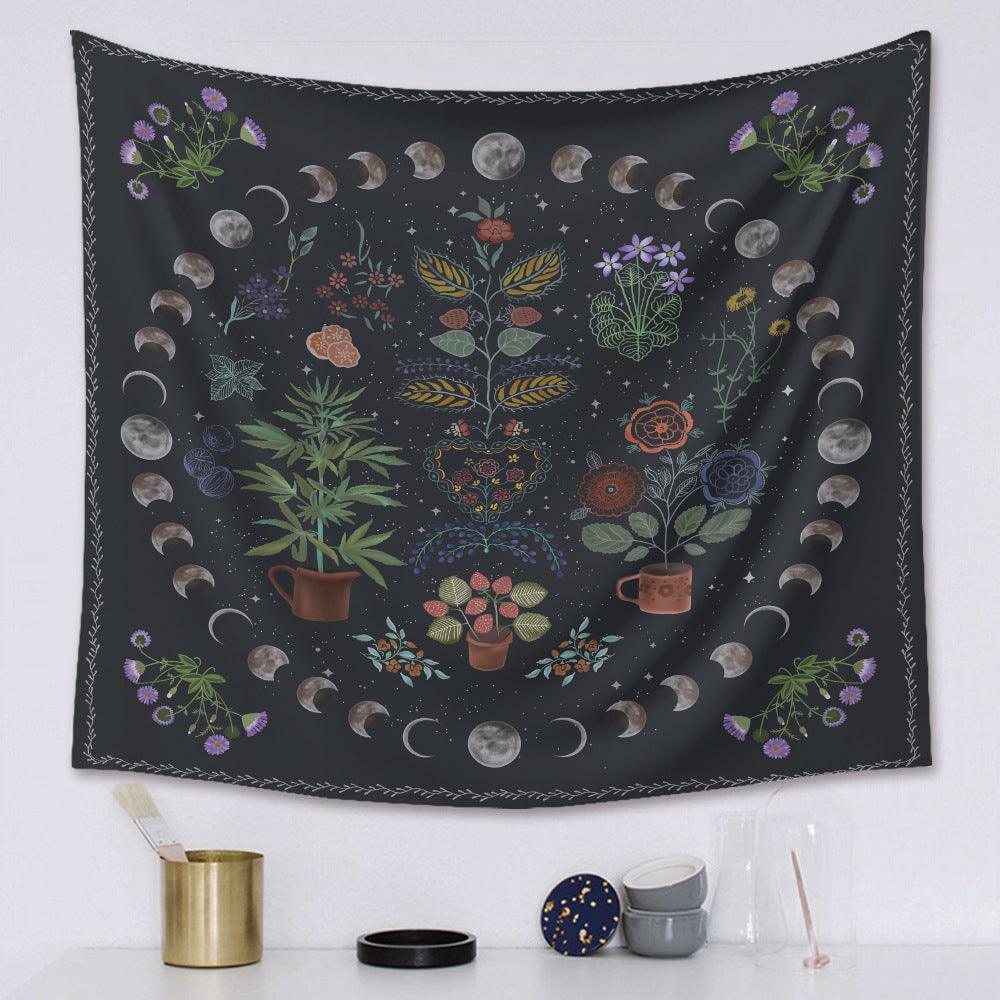 Moon Phase Tapestry Tarot Tapestry Ins Tapestry - Pacisia