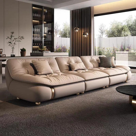 New Arrival Living Room Sofas Modern Luxury Italian Lounge Sofa Puff Modern Loveseat Divani Da Soggiorno Furniture Couch - Pacisia