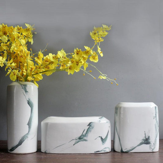 New Chinese Ceramic Vase TV Cabinet - Pacisia
