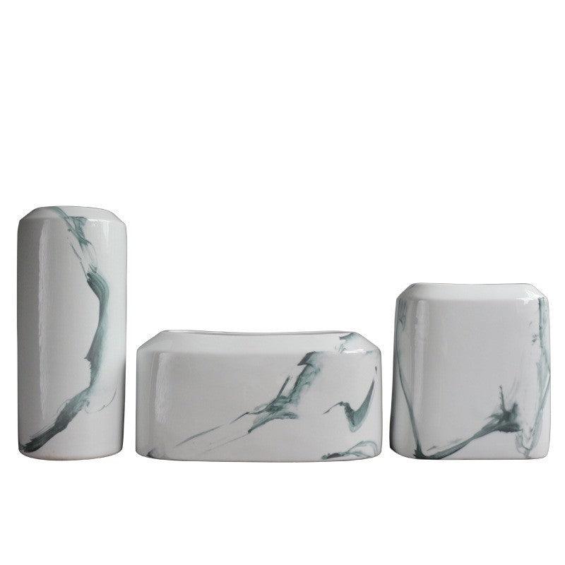 New Chinese Ceramic Vase TV Cabinet - Pacisia