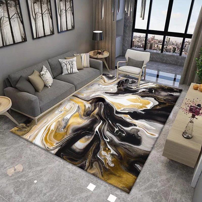 New Chinese Modern Abstract Ink Painting Living Room Carpet - Pacisia