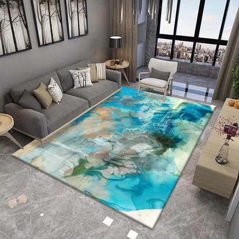 New Chinese Modern Abstract Ink Painting Living Room Carpet - Pacisia